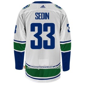 Män Ishockey Vancouver Canucks Tröja HENRIK SEDIN 33 Adidas Vit Authentic